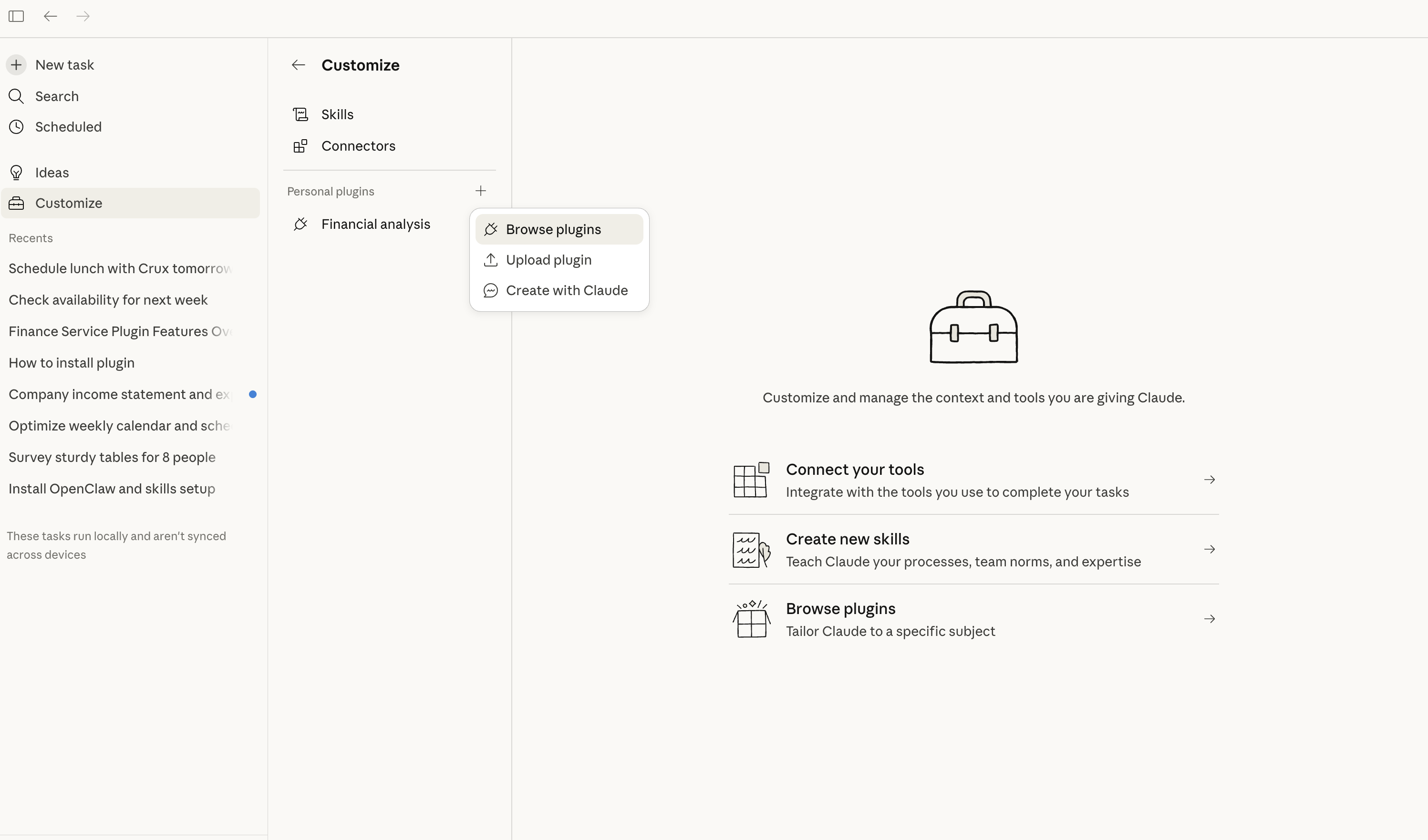 點選 + 按鈕並選擇 Browse plugins